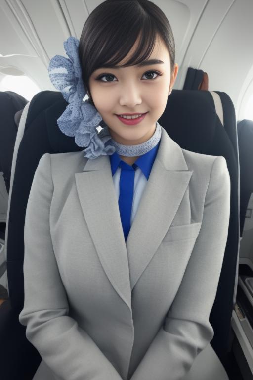 ANA Stewardess Uniform image by Thxx