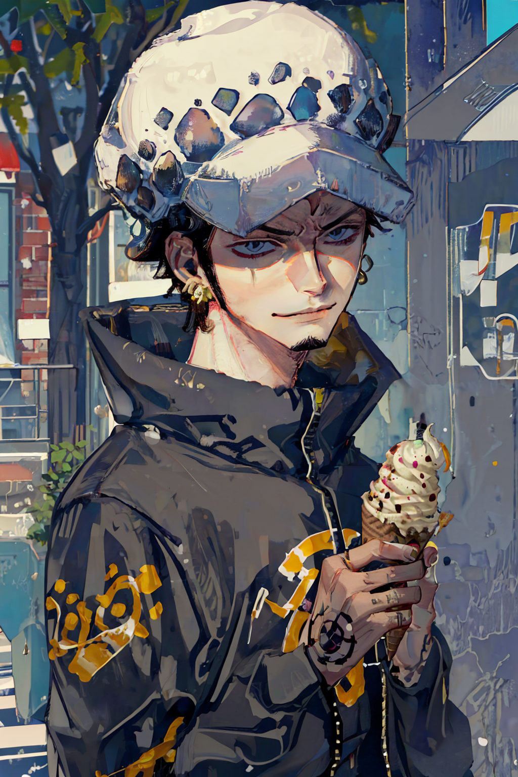 (female+male) Trafalgar law+chibi + 3suits +tattoo+sword DLC | one piece | 特拉法尔加 罗+Q版+三套衣服+文身+鬼泣剑 （海贼王） image by 7dragons