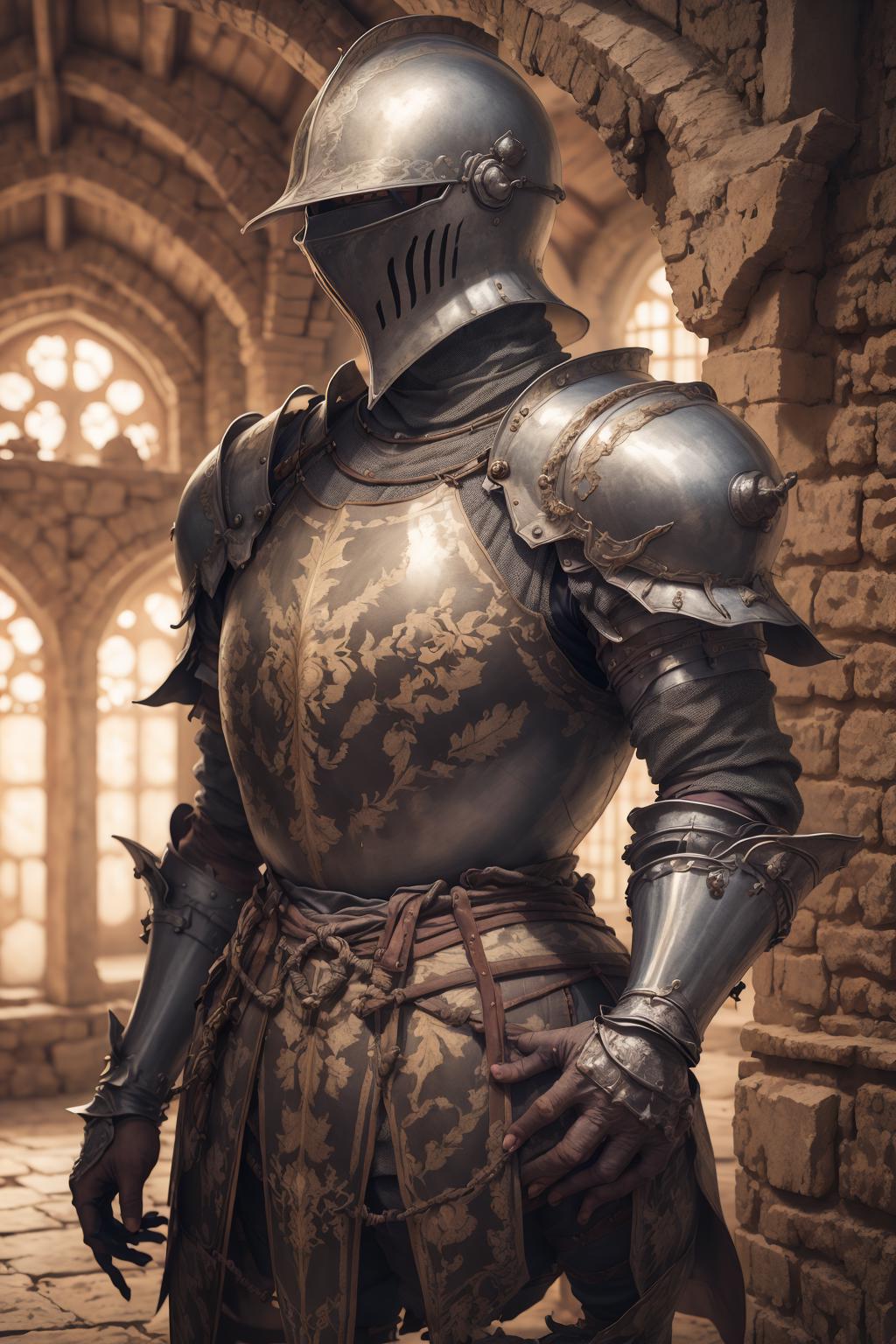 Medieval Style Armor Suit(中世纪风格铠甲套装) LoRa image by axebro