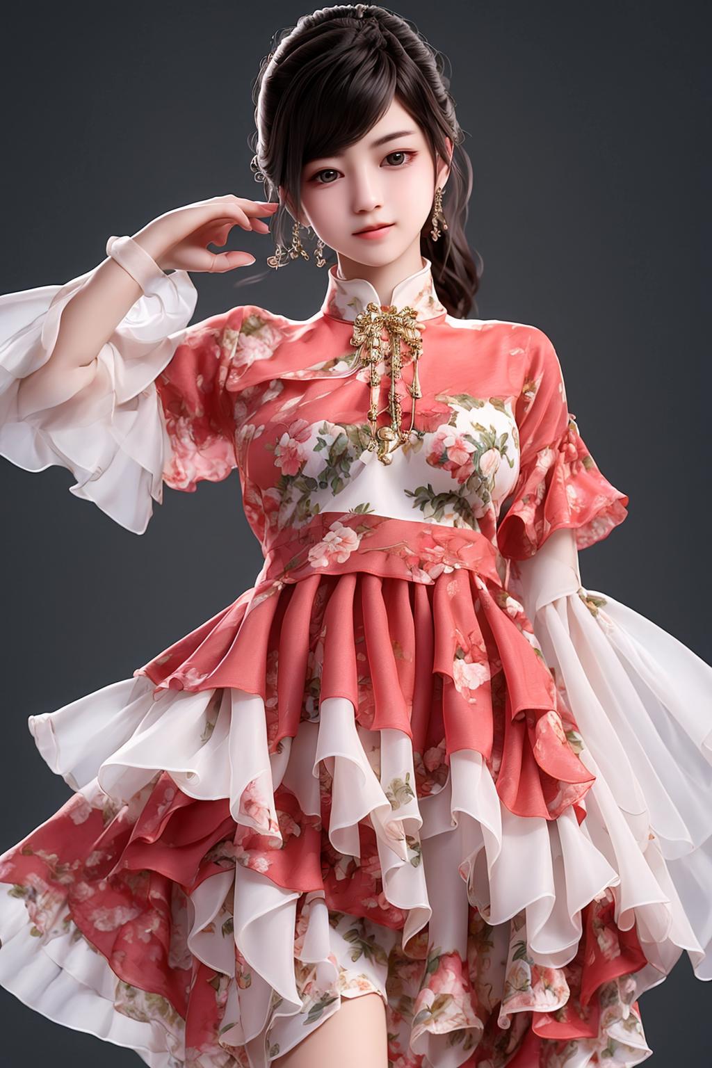 New Chinese Style Suit（新中式服饰）LoRa image by axebro