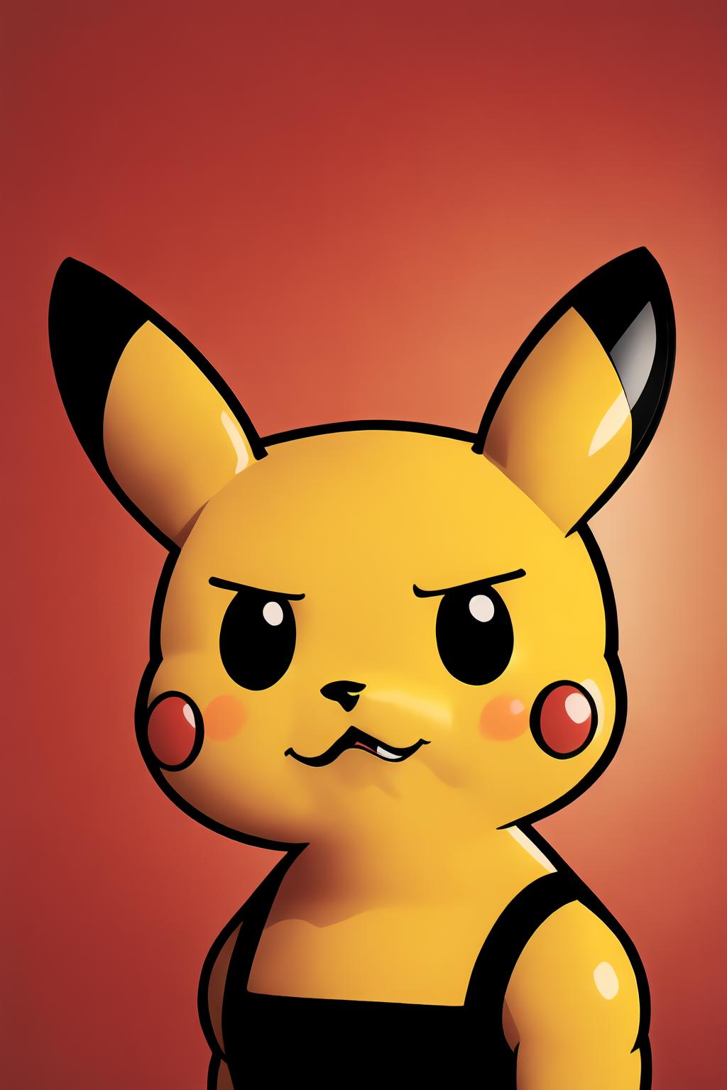 Pokemon-Muscular Pikachu(巨巨皮卡丘) image by PettankoPaizuri