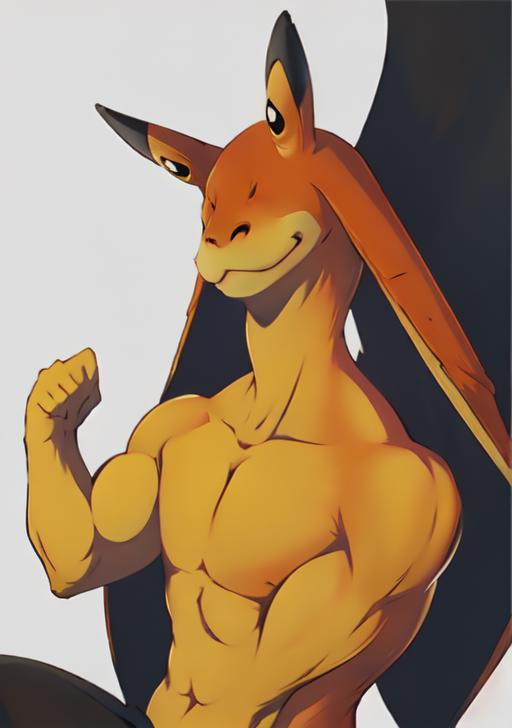 Pokemon-Muscular Pikachu(巨巨皮卡丘) image by Sunbutt