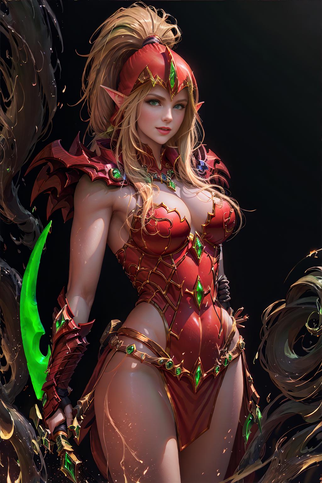 SC_World of Warcraft_Valeera Sanguinar image by SONGCHAO421