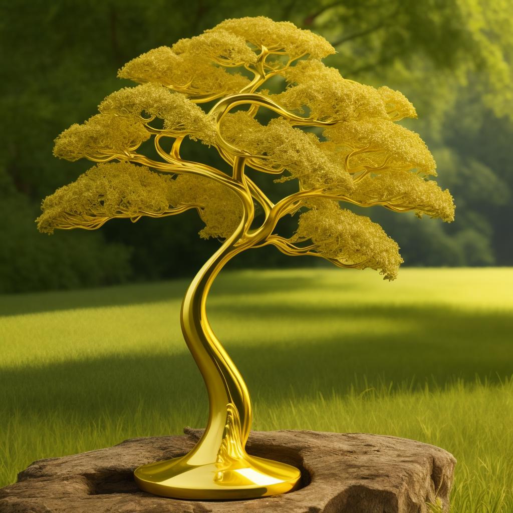Realistic gold carving art style image by comingdemon