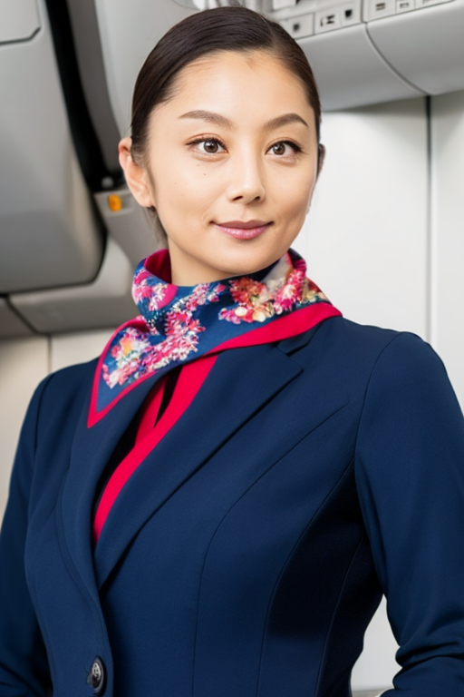 JAL Stewardess Uniform image by meantweetanthony