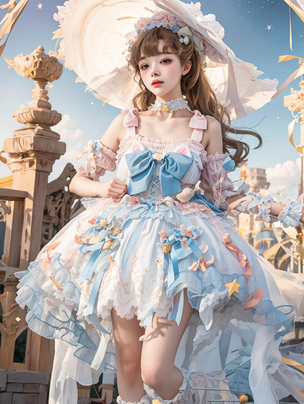Sweet style dress | 甜美风裙子 image by chihayatan