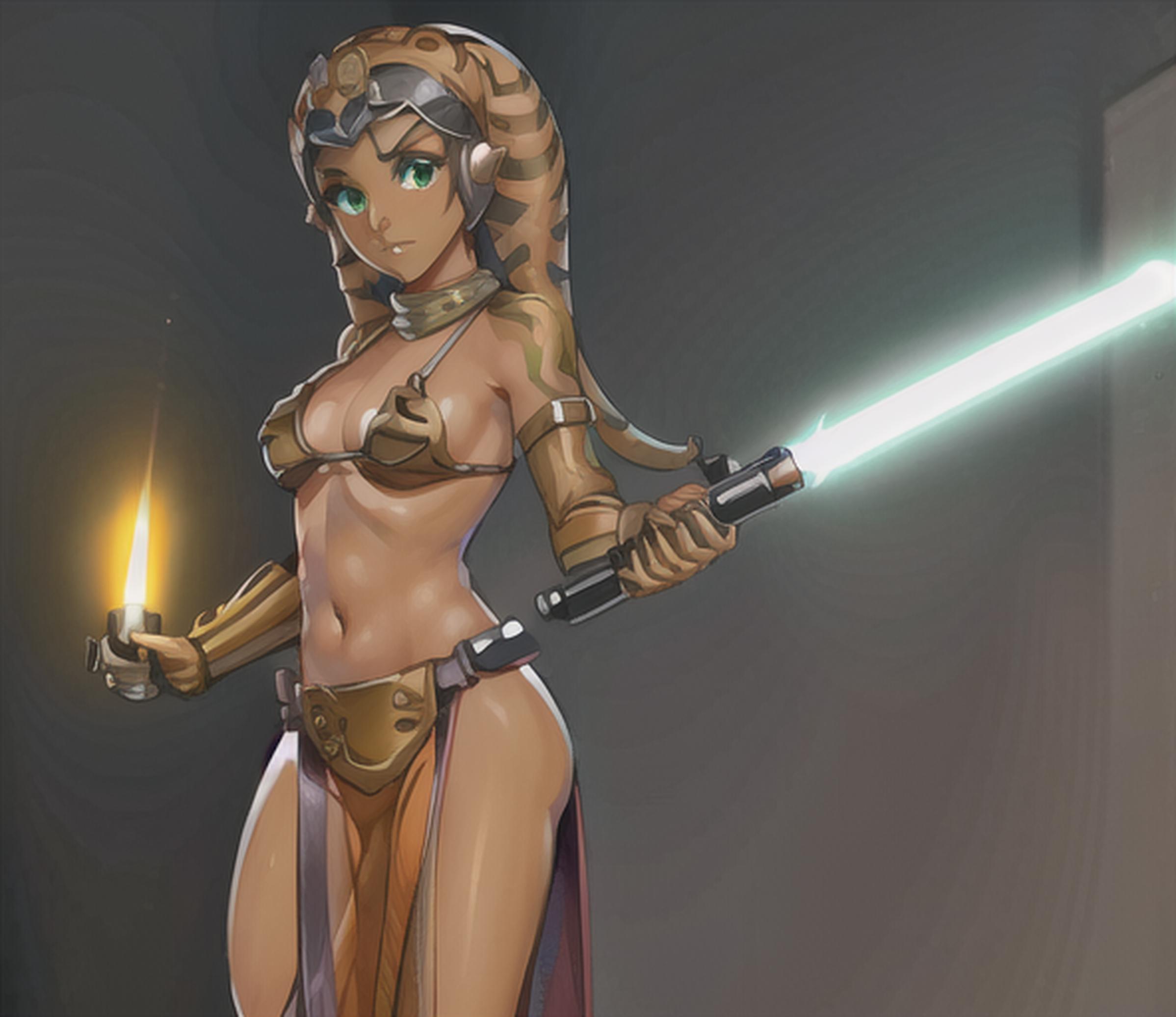 Slavekini, aka Slave Leia Outfit [SD 1.5 and XL] image by twogunhacker753