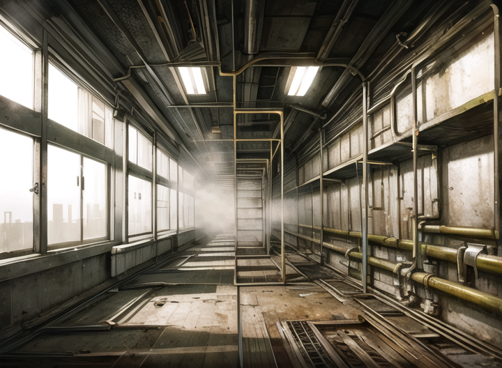 Backrooms - Level 2: " Pipe Dreams " image by Tomas_Aguilar
