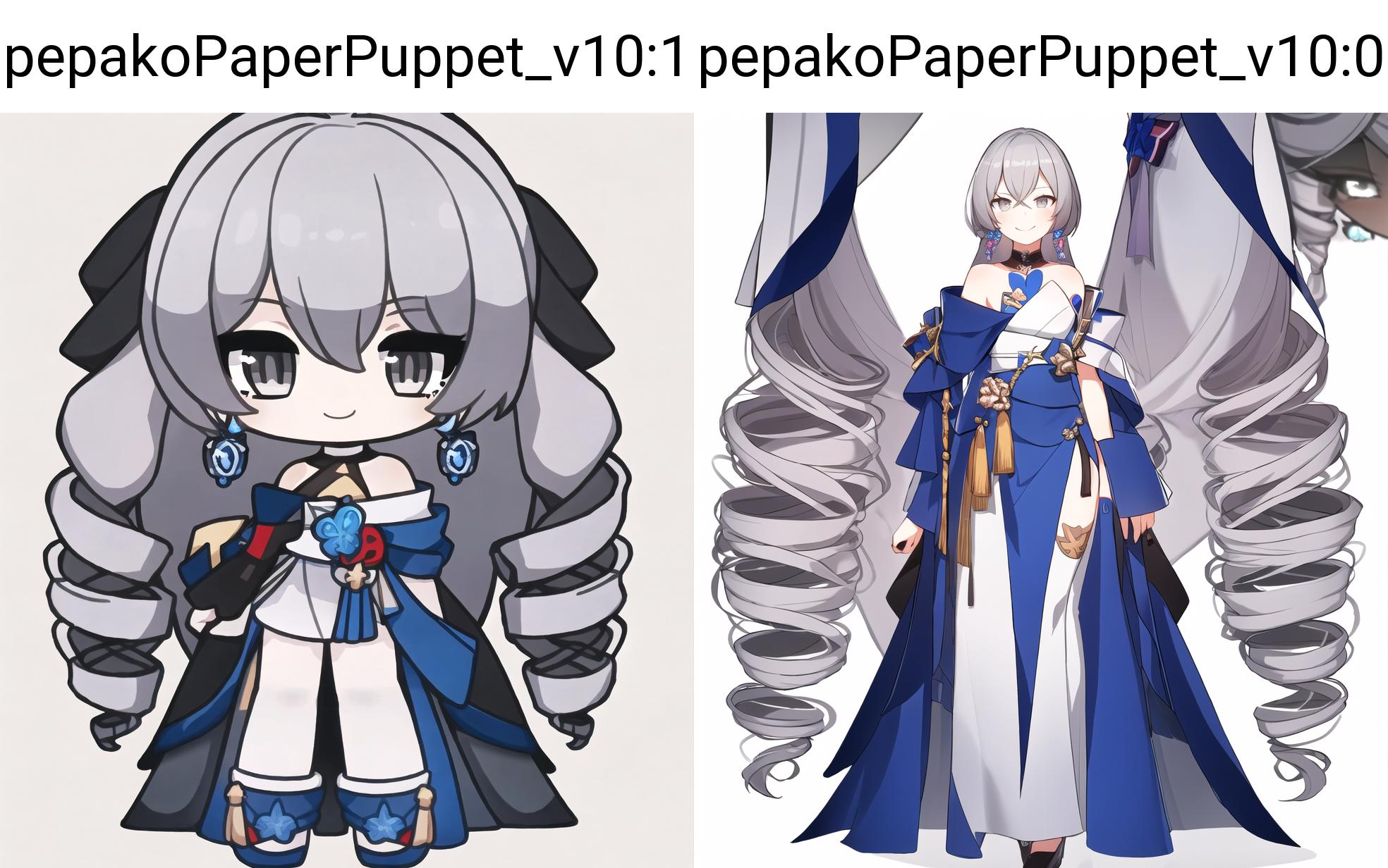 Pepako // paper puppet doll image by fizzballs