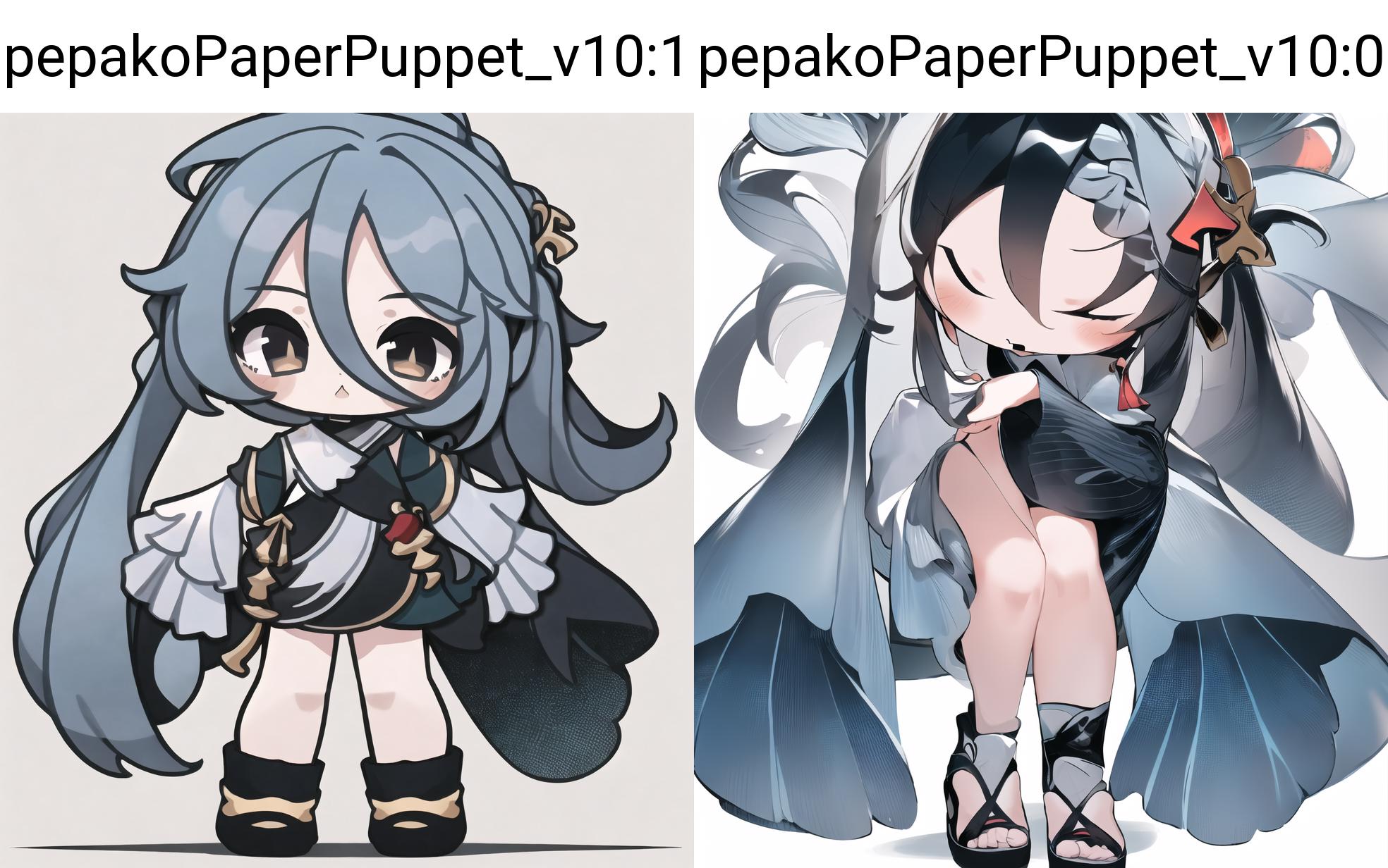 Pepako // paper puppet doll image by fizzballs