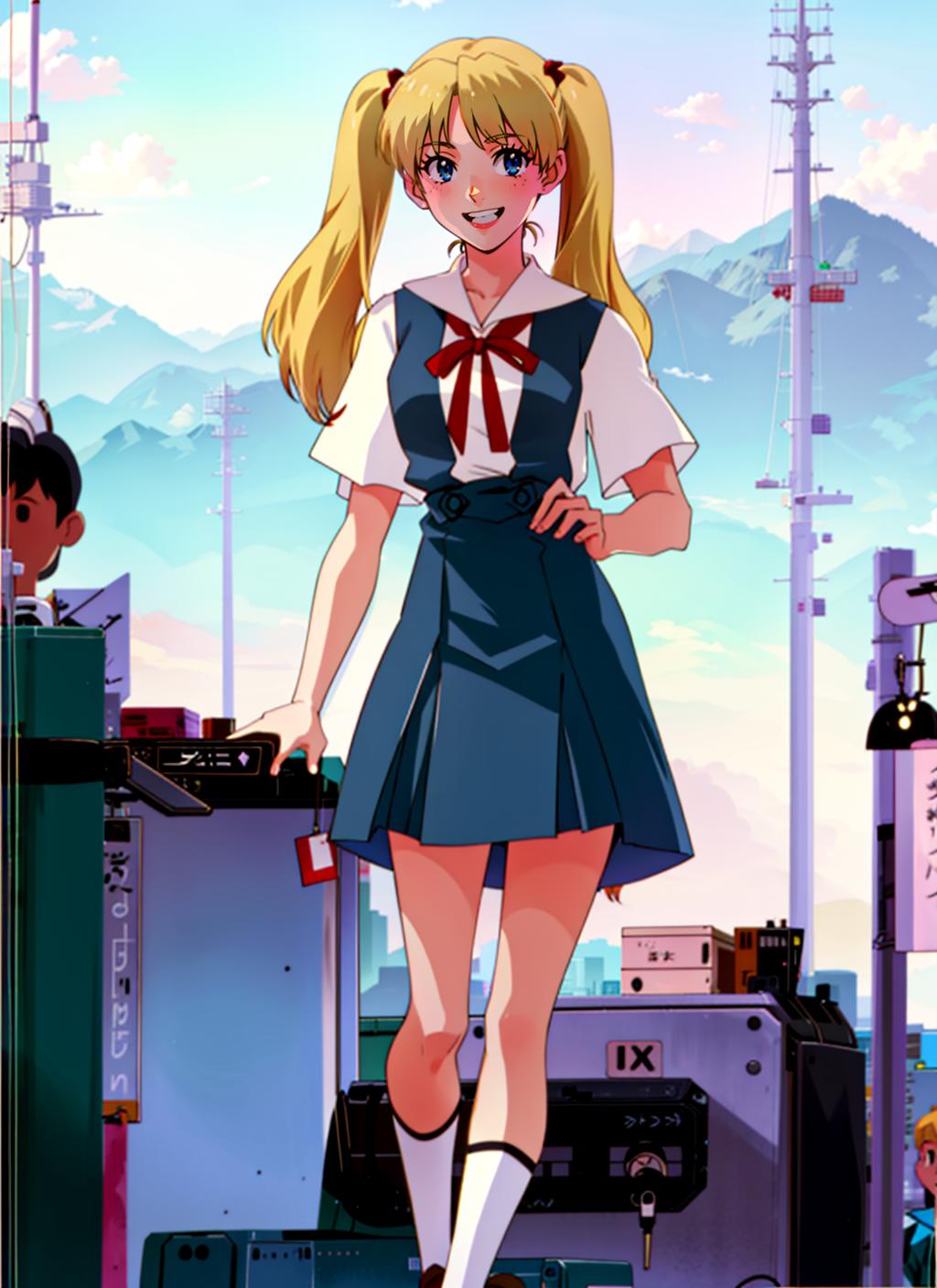 Evangelion school uniforms - Neon Genesis Evangelion image by Aogiba