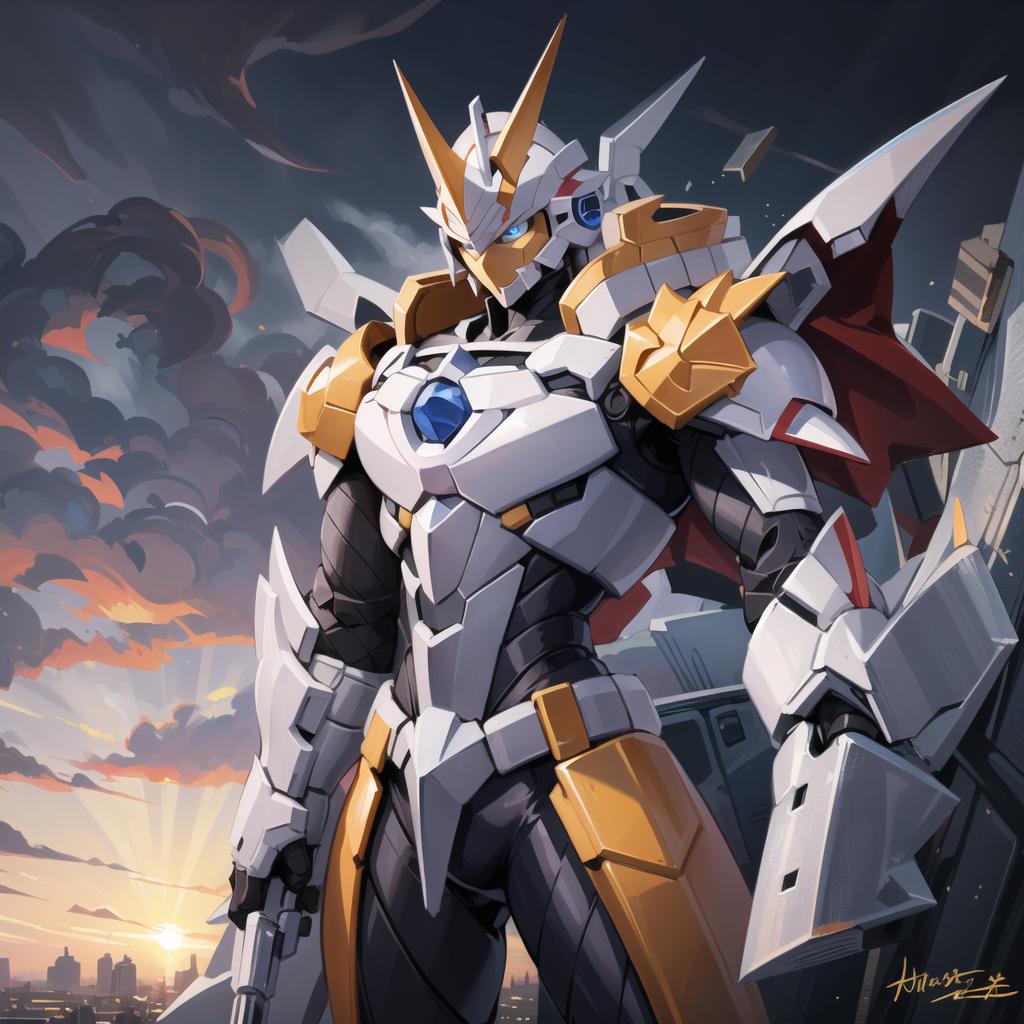  omegamon（armor）-Digimon-/奥米加兽（铠甲）-数码宝贝- image by SonGoku