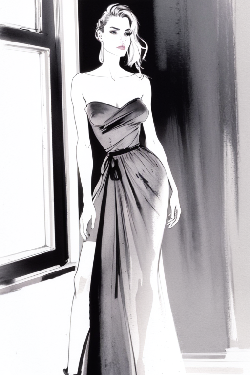 fashion watercolor image by yuberkley