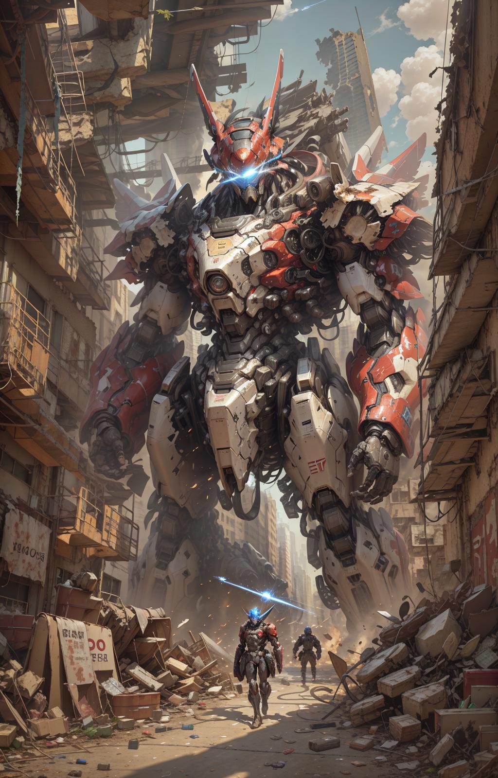 The Battle for Justice: A Giant Robot Fights for the City