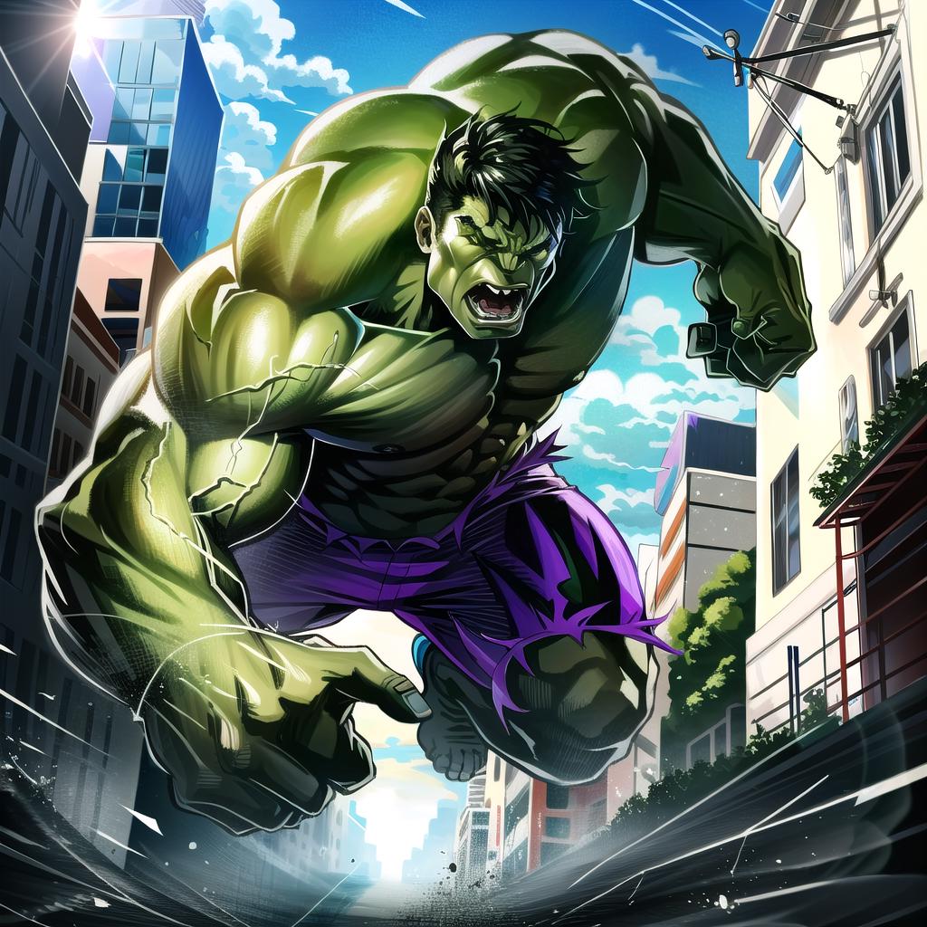 Hulk - LoHa image by Part_LoRAs