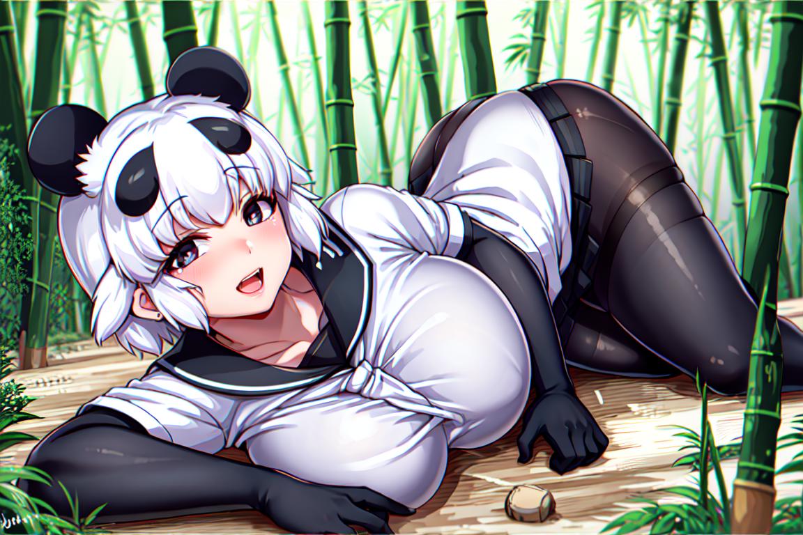 Giant panda (Kemono friends) image by Makojun