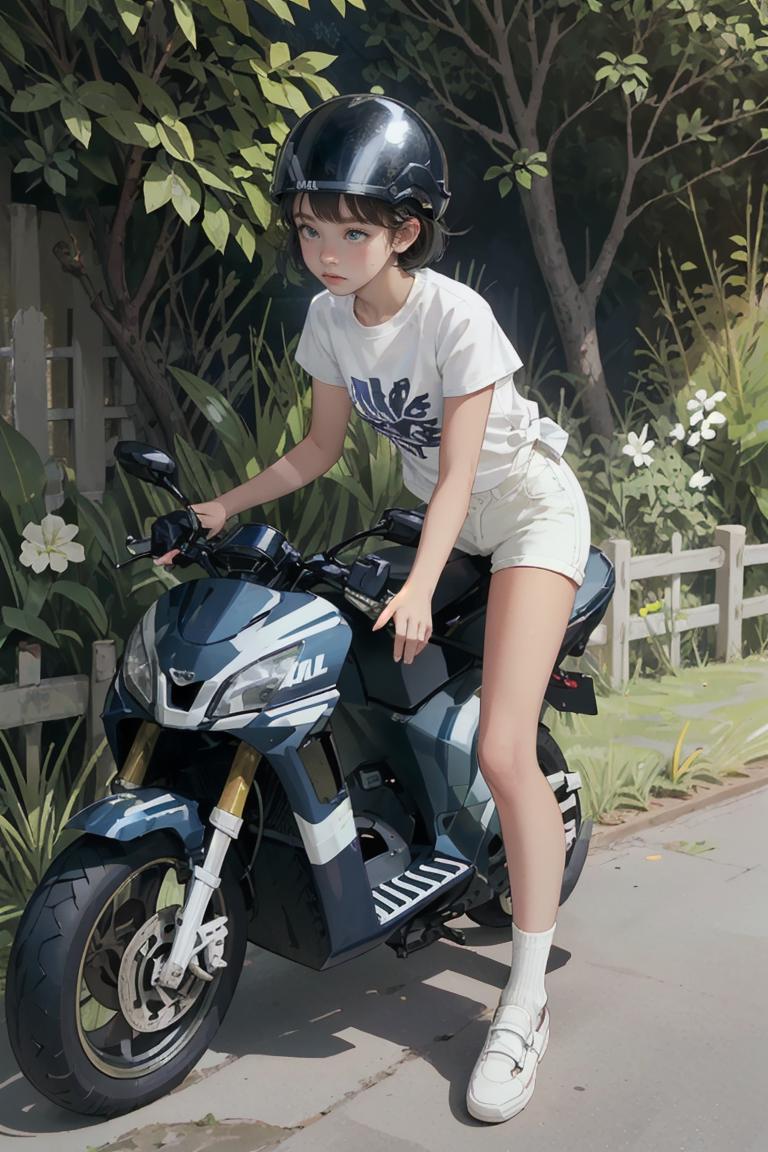 Motorbike EX | Transportation LoRA image