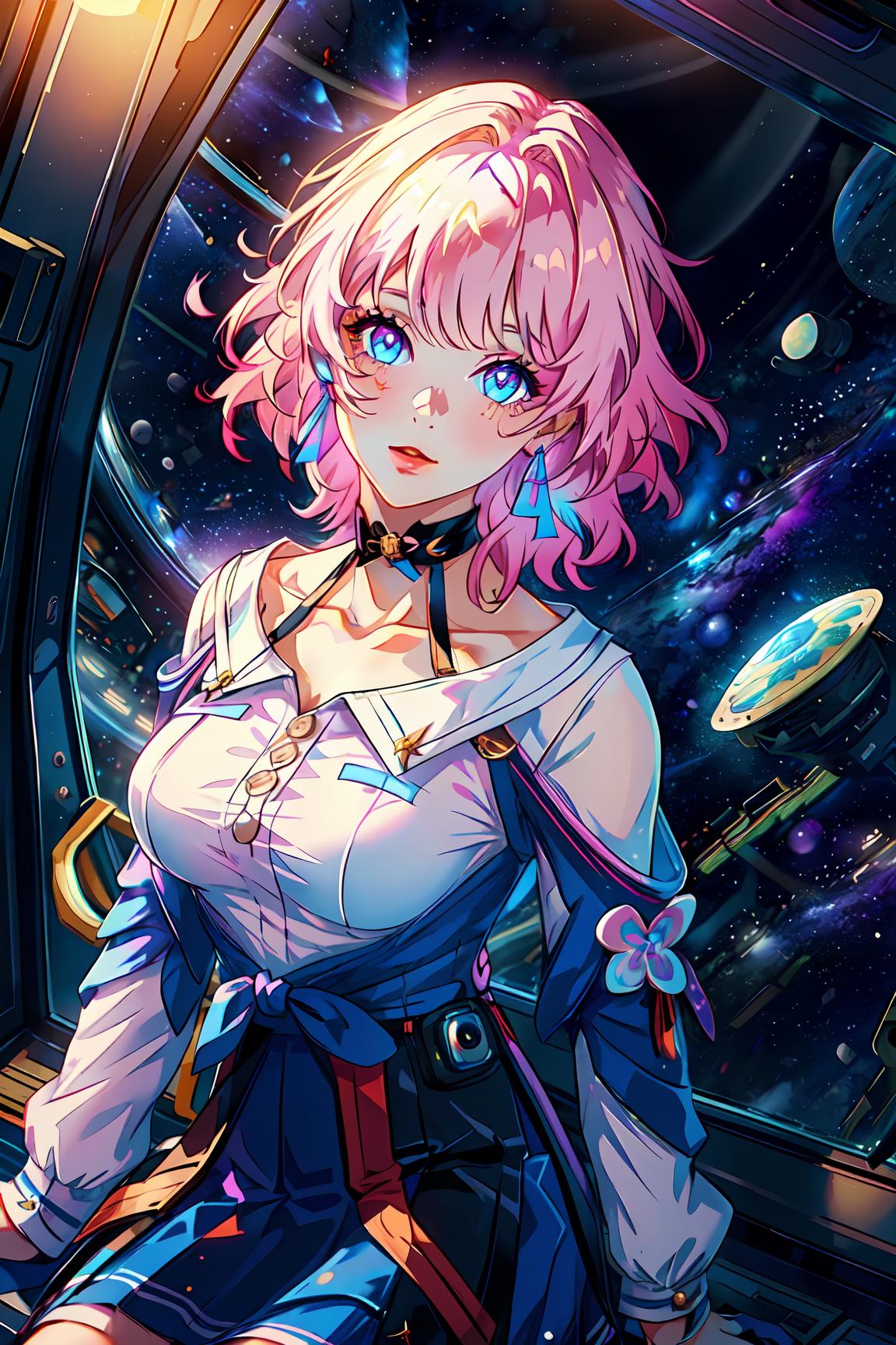 March 7th (Honkai: Star Rail) Anime + Realistic LoRA image by paintinger