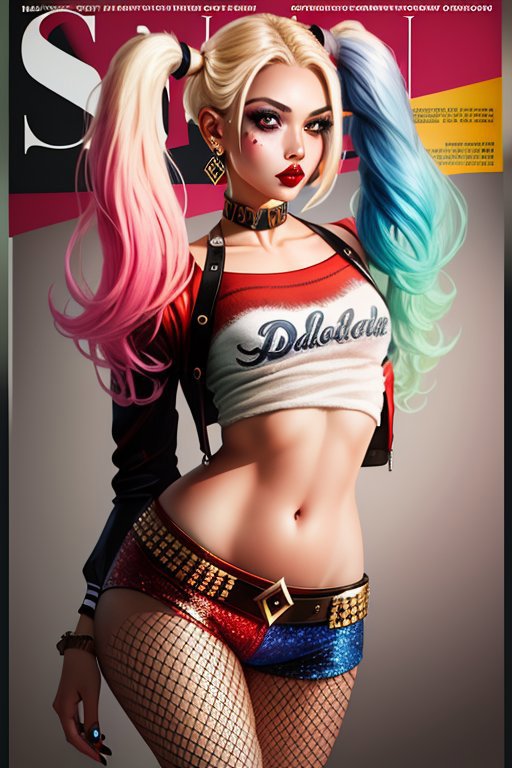 Harley Quinn (New Style) LoRA [76MB] image by BanEmAll