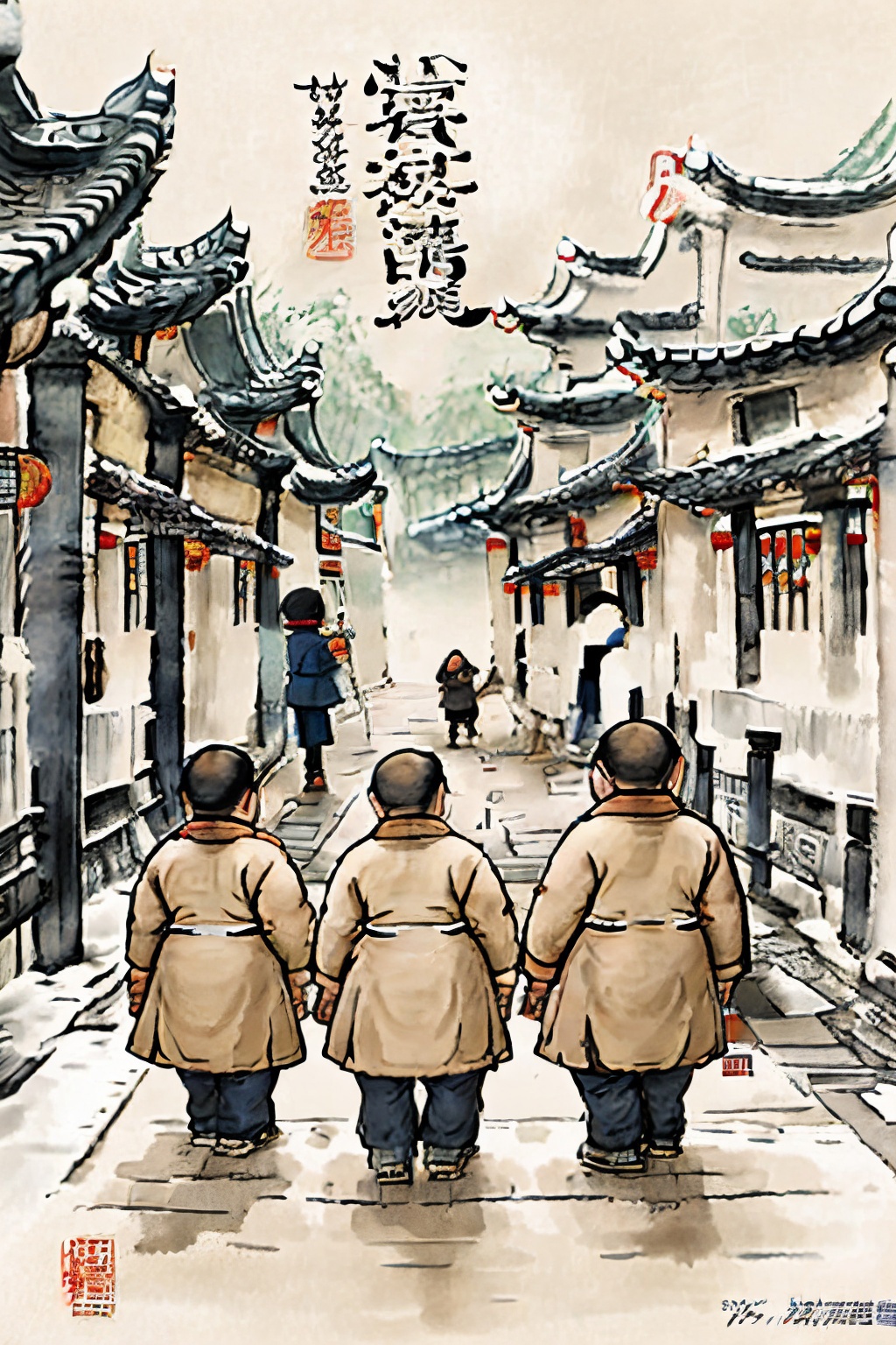 Chinese painting style image by hahafofo