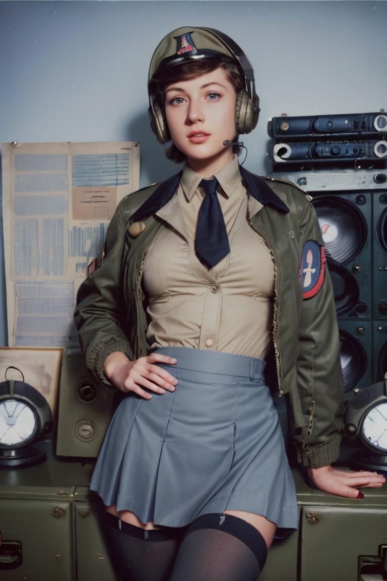 Advanced Wildcards - WWII female Soldier Kit |  アドバンストワイルドカード - WWII 女性兵士キット  |  高级通配符 - 二战女兵套装 image by DevRabbitAi