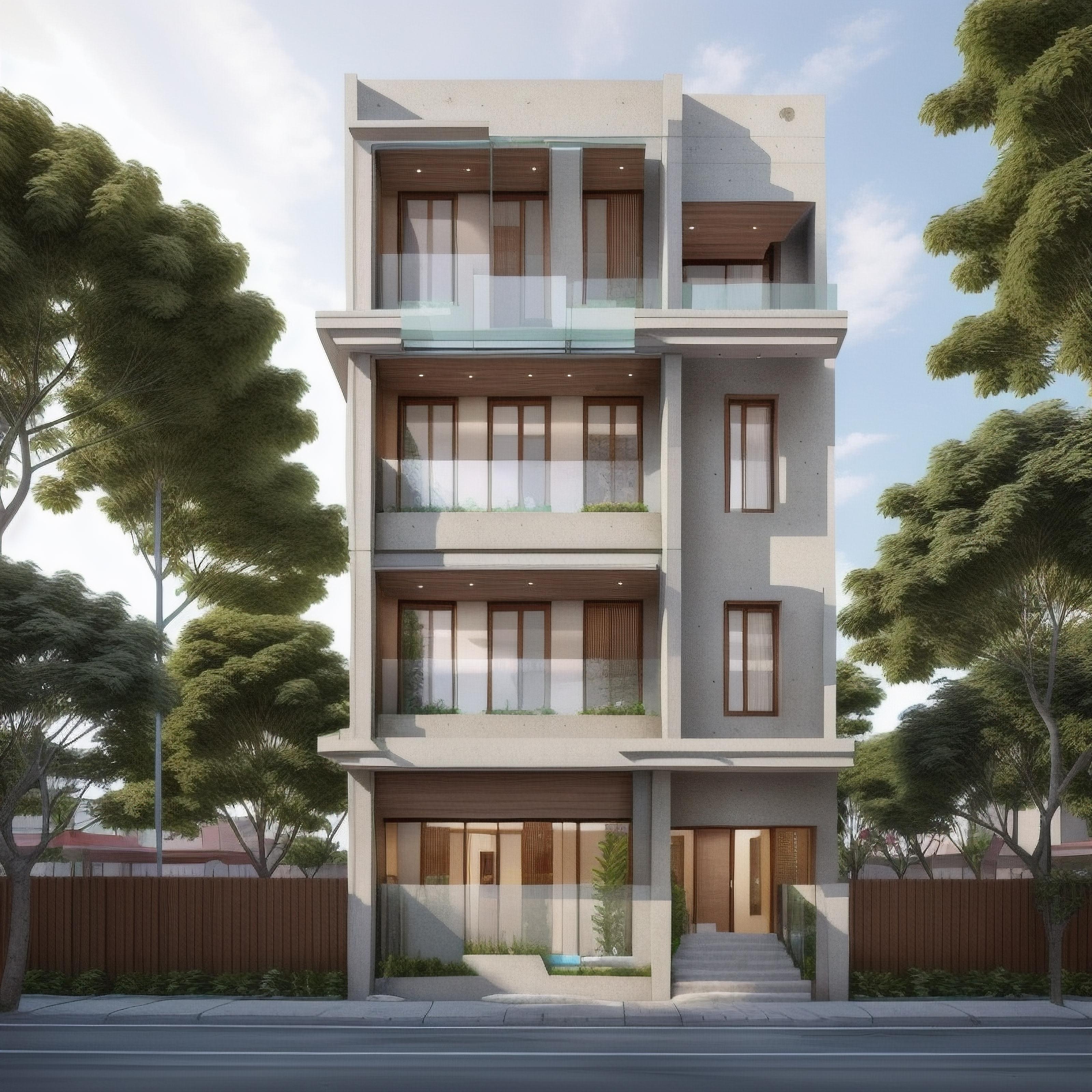 EliAI Townhouse Exterior  image by EliAI