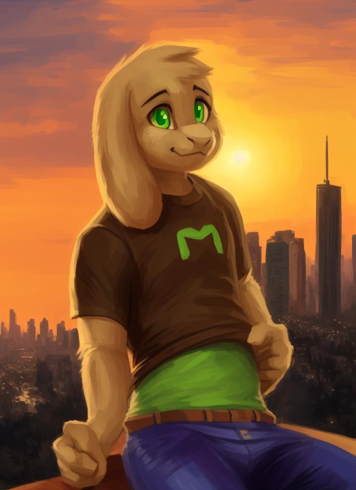 Asriel (from Undertale) image by r545n