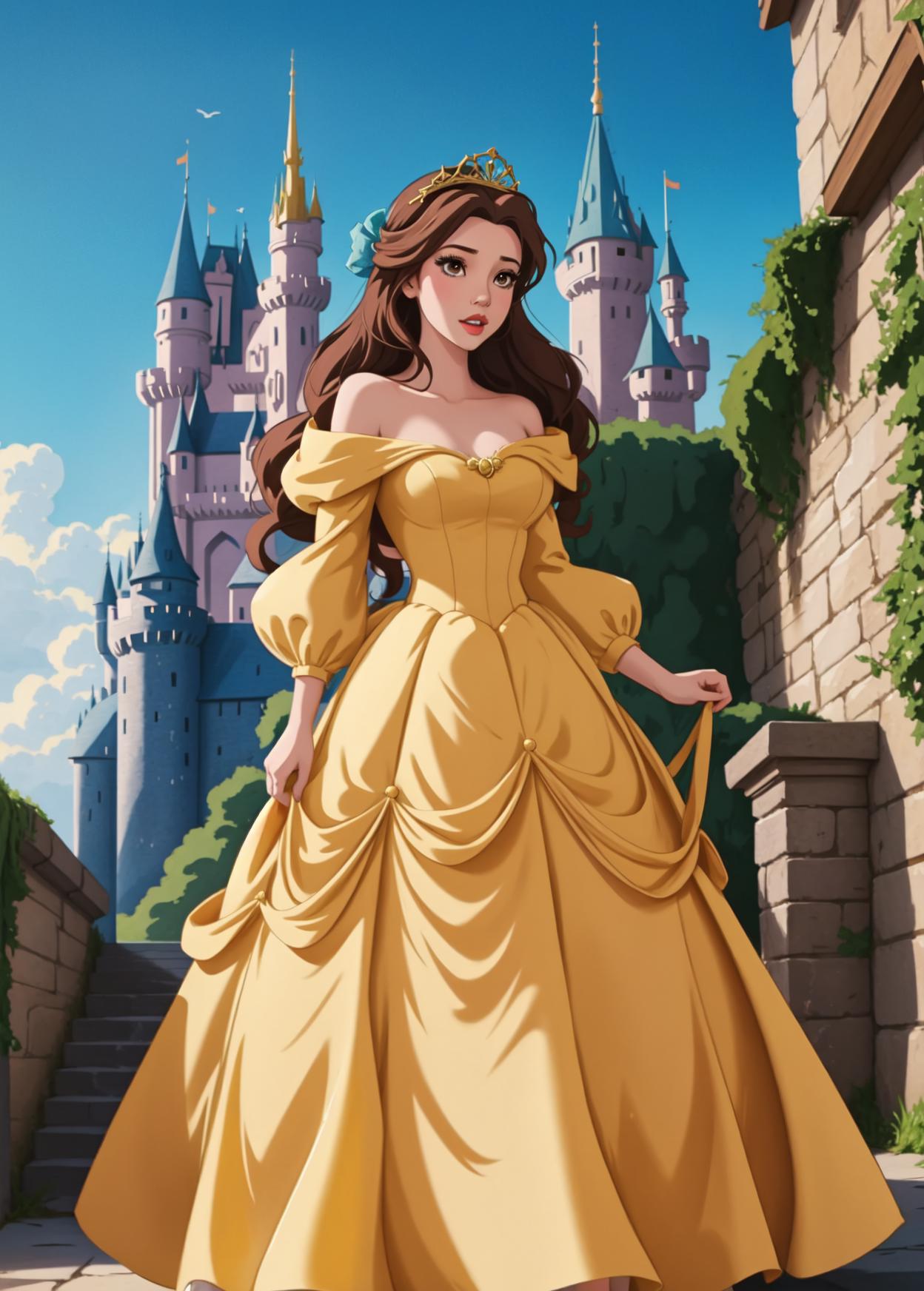 Belle, (beauty and the beast) Disney Princess, by YeiyeiArt image by Jerrri