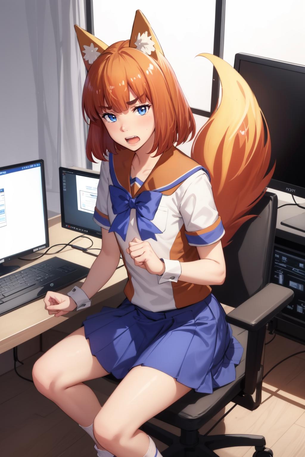 Mozilla Firefox-chan (Merryweather) LoRA image by novowels