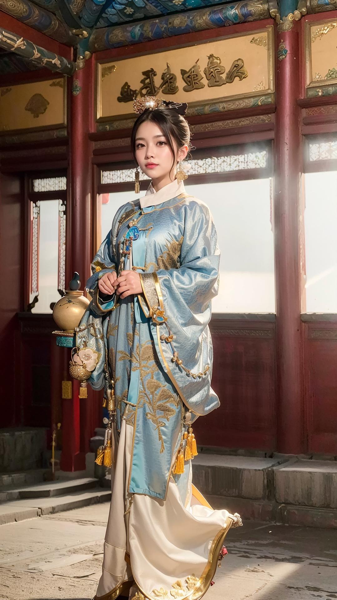 Qing Period Dresses - 清代后宫服 image by AILittlePainter