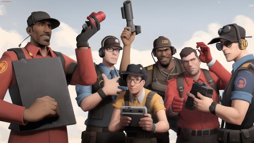 Meet the B-team (cursed tf2 characters LoHa/Lora) image by BelgOwned