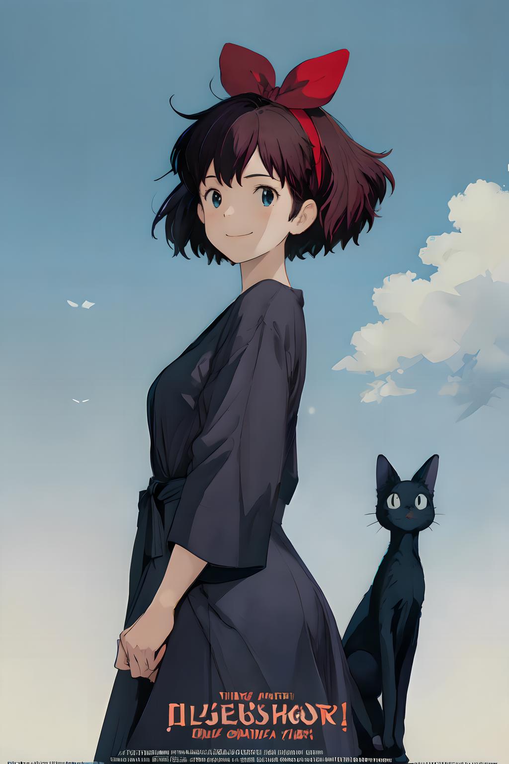 Ghibli - Kiki's Delivery Service - Kiki and Jiji image by kokurine