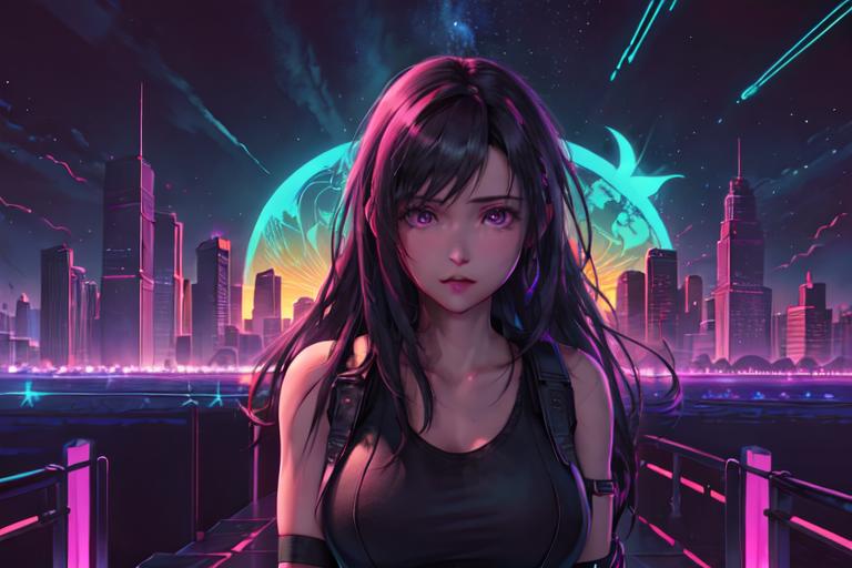 Retrowave image by zhouxianglh