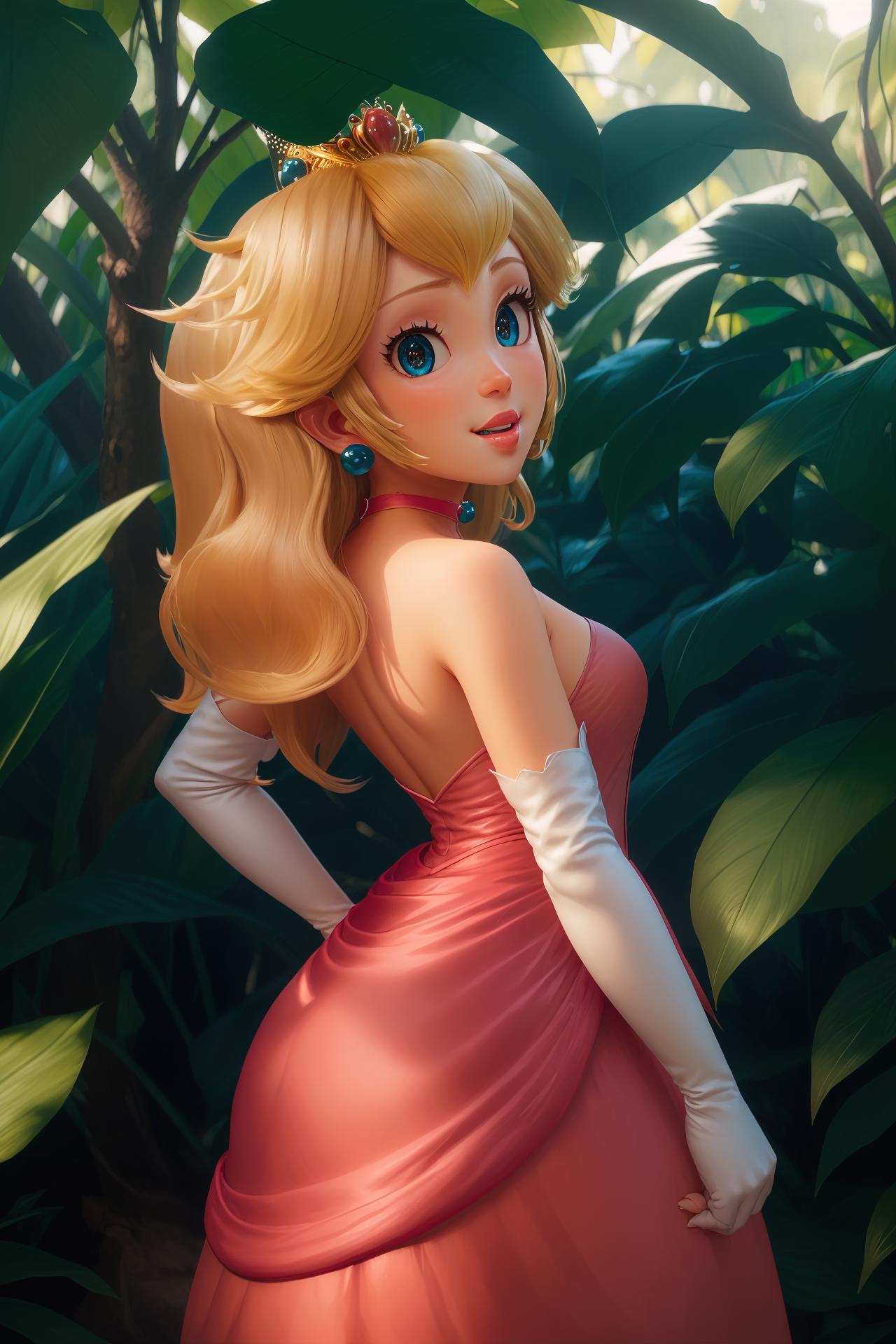 Princess Peach - Nintendo The Super Mario Bros. Movie (Illumination Entertainment Animation Style) image by HeteropodaMaxima