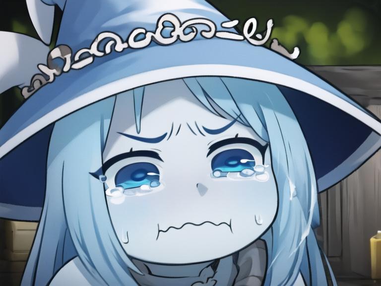 Aqua crying/begging anime meme | Kono Subarashii Sekai ni Bakuen wo! | KonoSuba image by ManaMomo