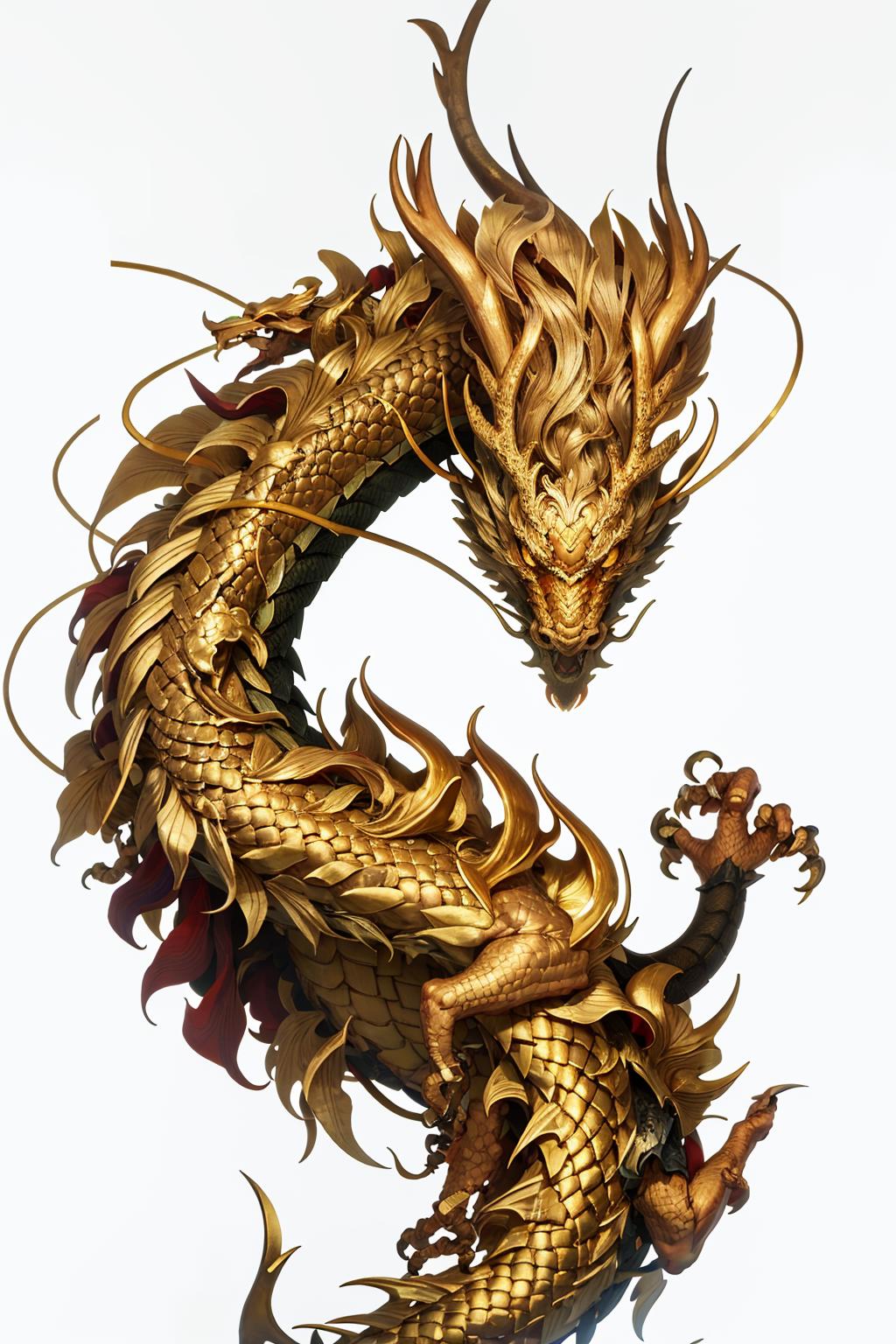 concept Loong(china dragon\eastern dragon)中国龙 image by Everynyan
