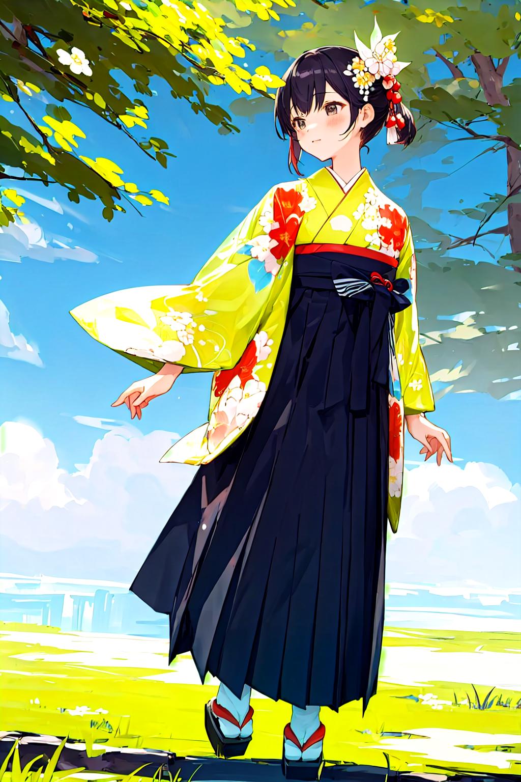 袴少女 hakama girl 和服裤裙 hakama skirt image by Kikkawa