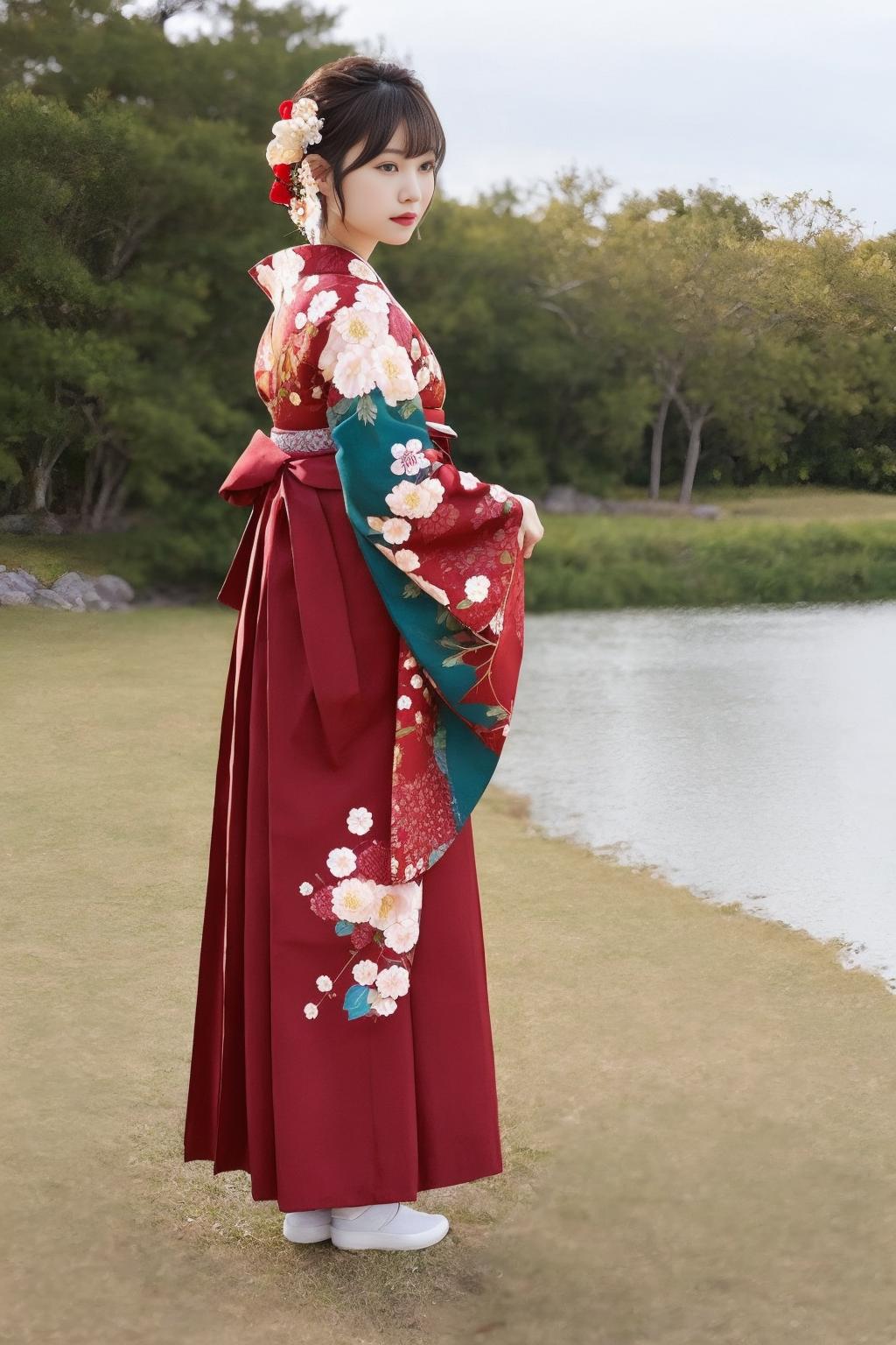 袴少女 hakama girl 和服裤裙 hakama skirt image by Kikkawa