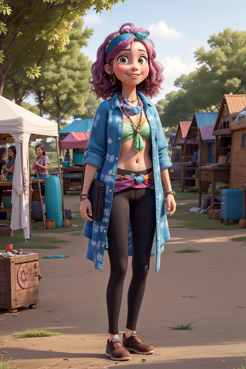 Disney Pixar Cartoon type B image by PromptSharingSamaritan