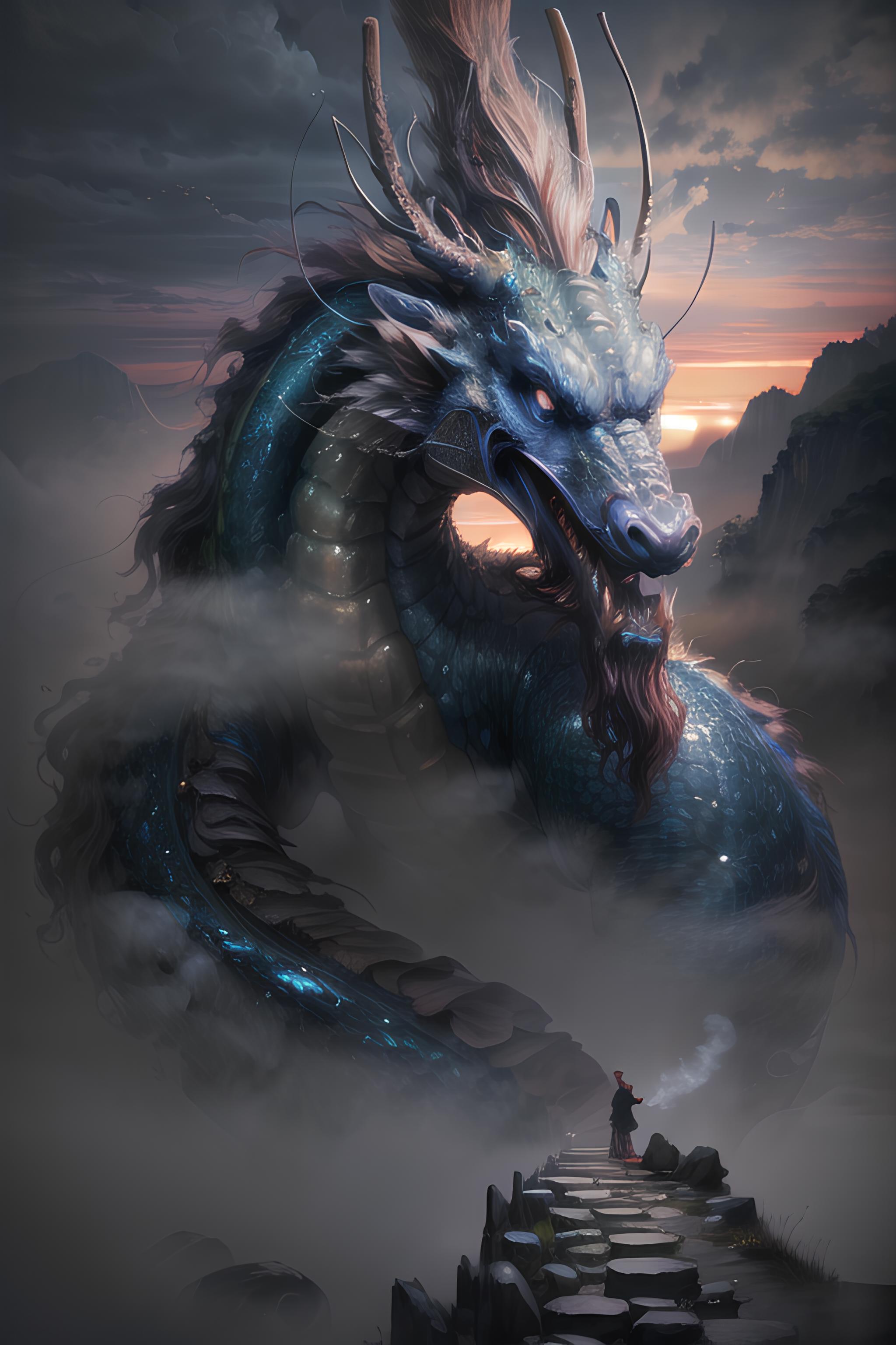 concept Loong(china dragon\eastern dragon)中国龙 image by yarosu