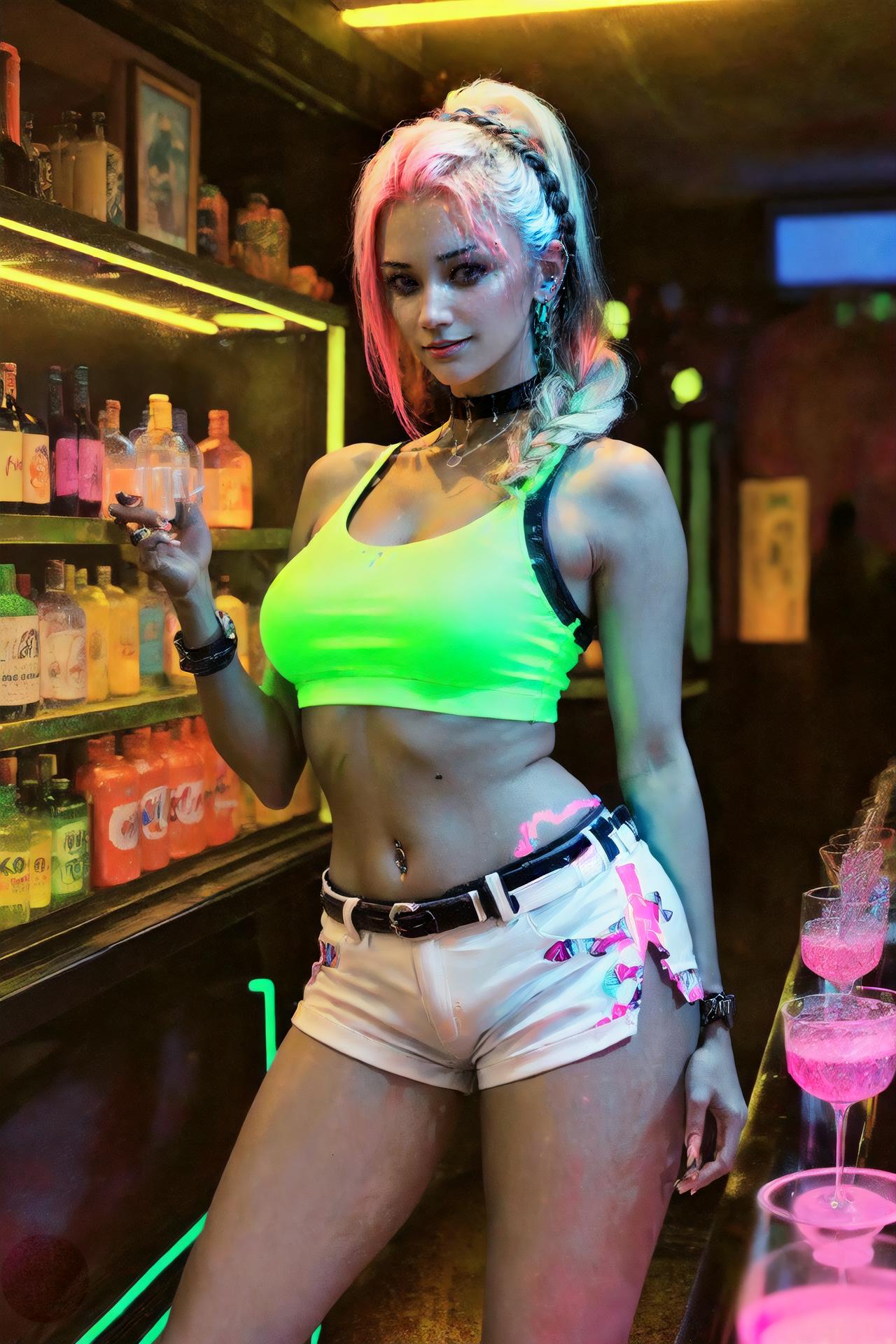 Neon Party Style image by shefchenko