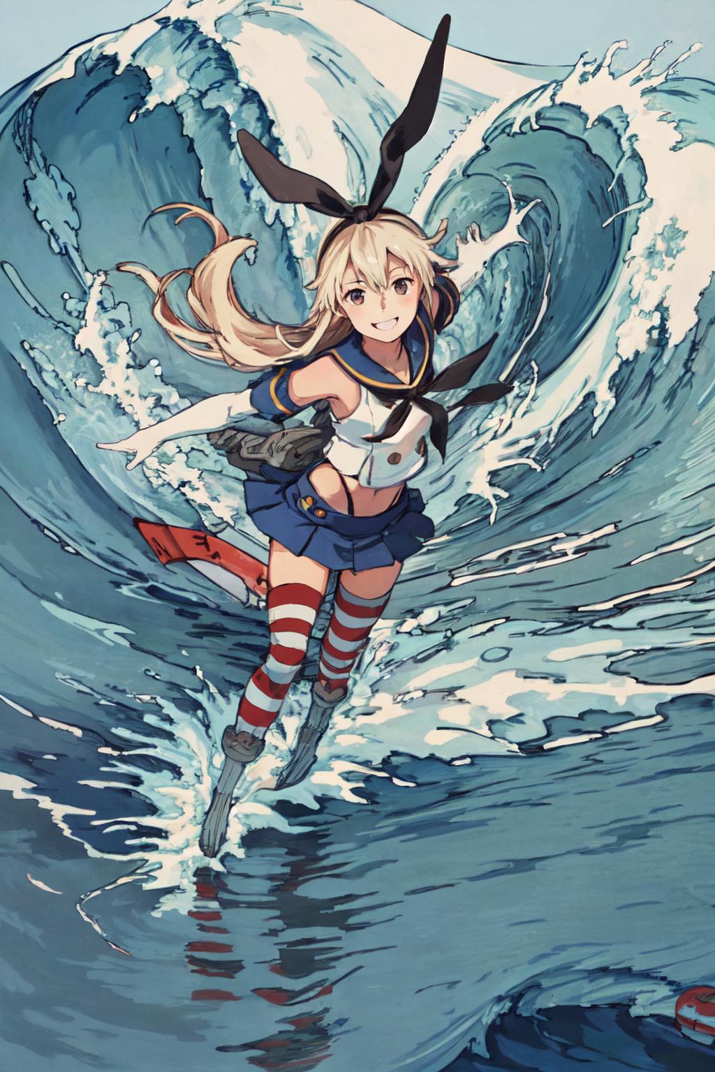 Shimakaze (kancolle) - Character image by kokurine