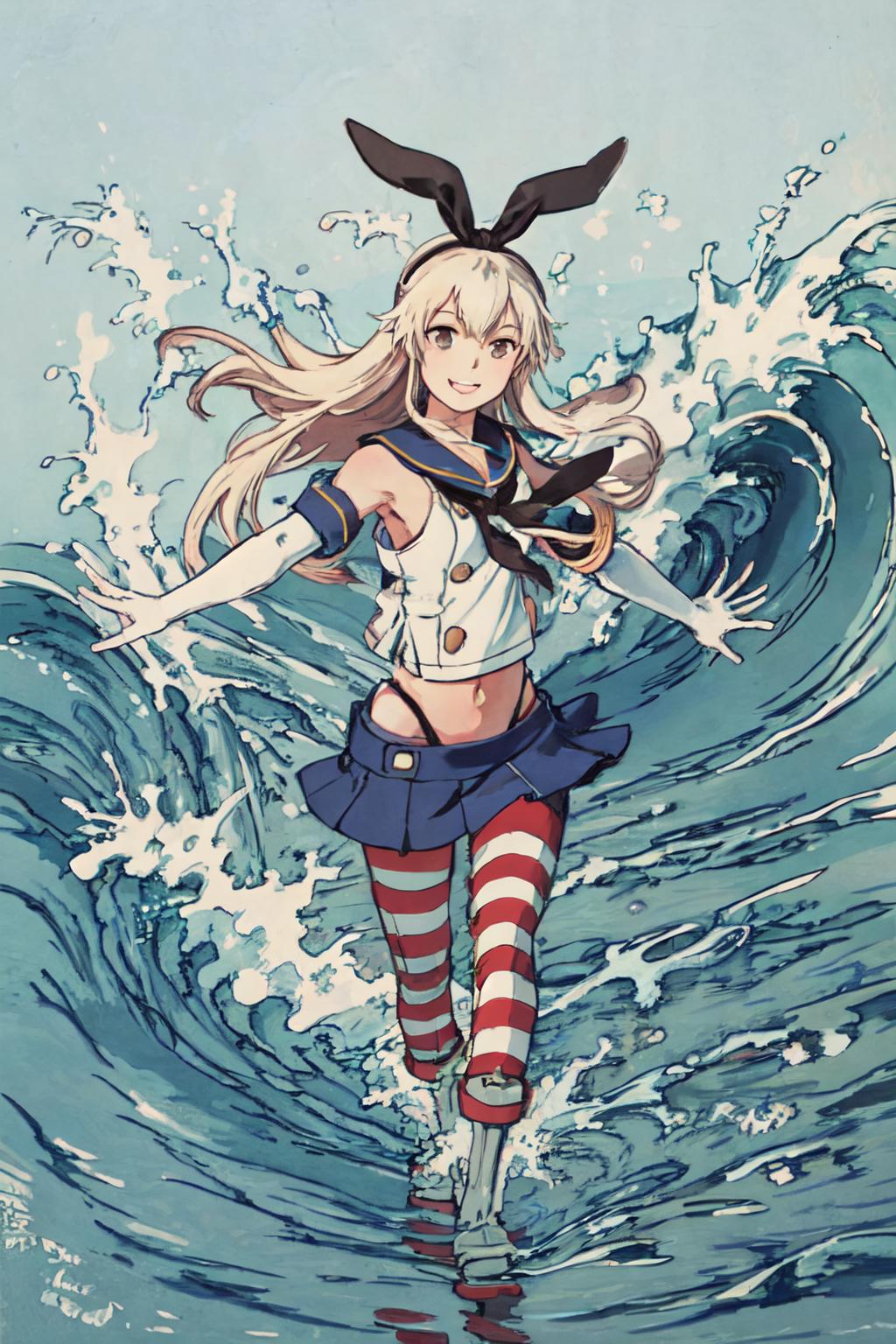 Shimakaze (kancolle) - Character image by kokurine