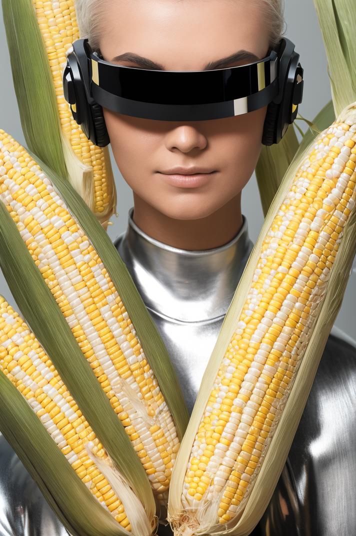 Cyber Woman (with or without corn) image by doodlecakes
