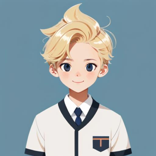 平头 flat avatar image by heesel