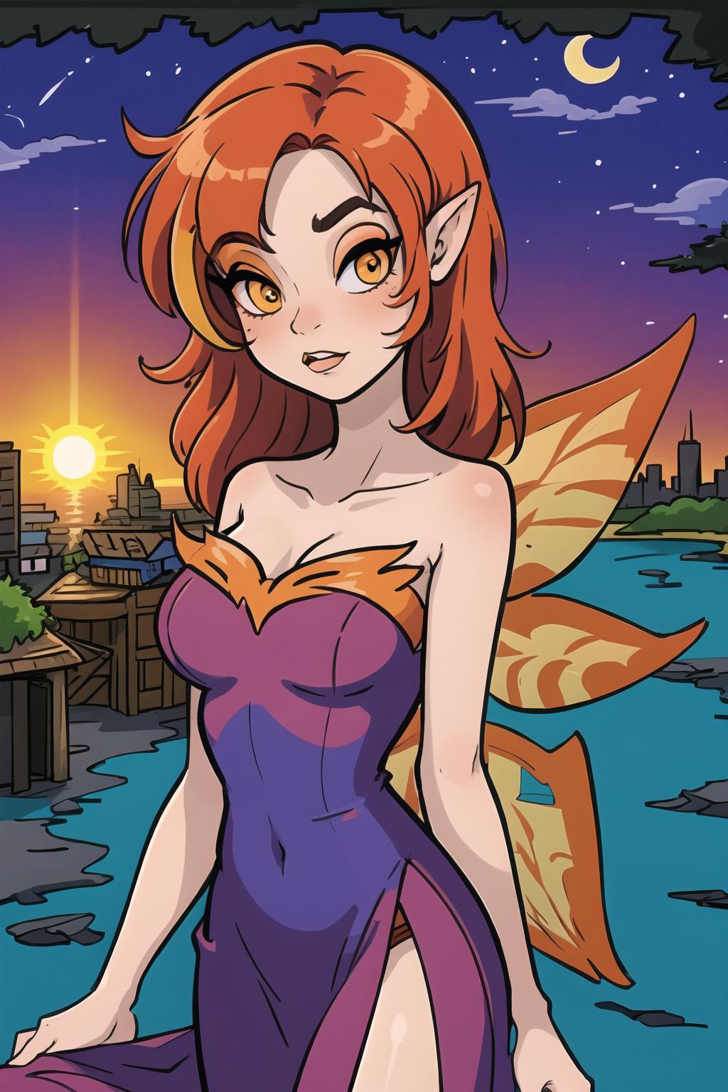 Fire Faerie - Neopets style fire fairy image by FaeFlan