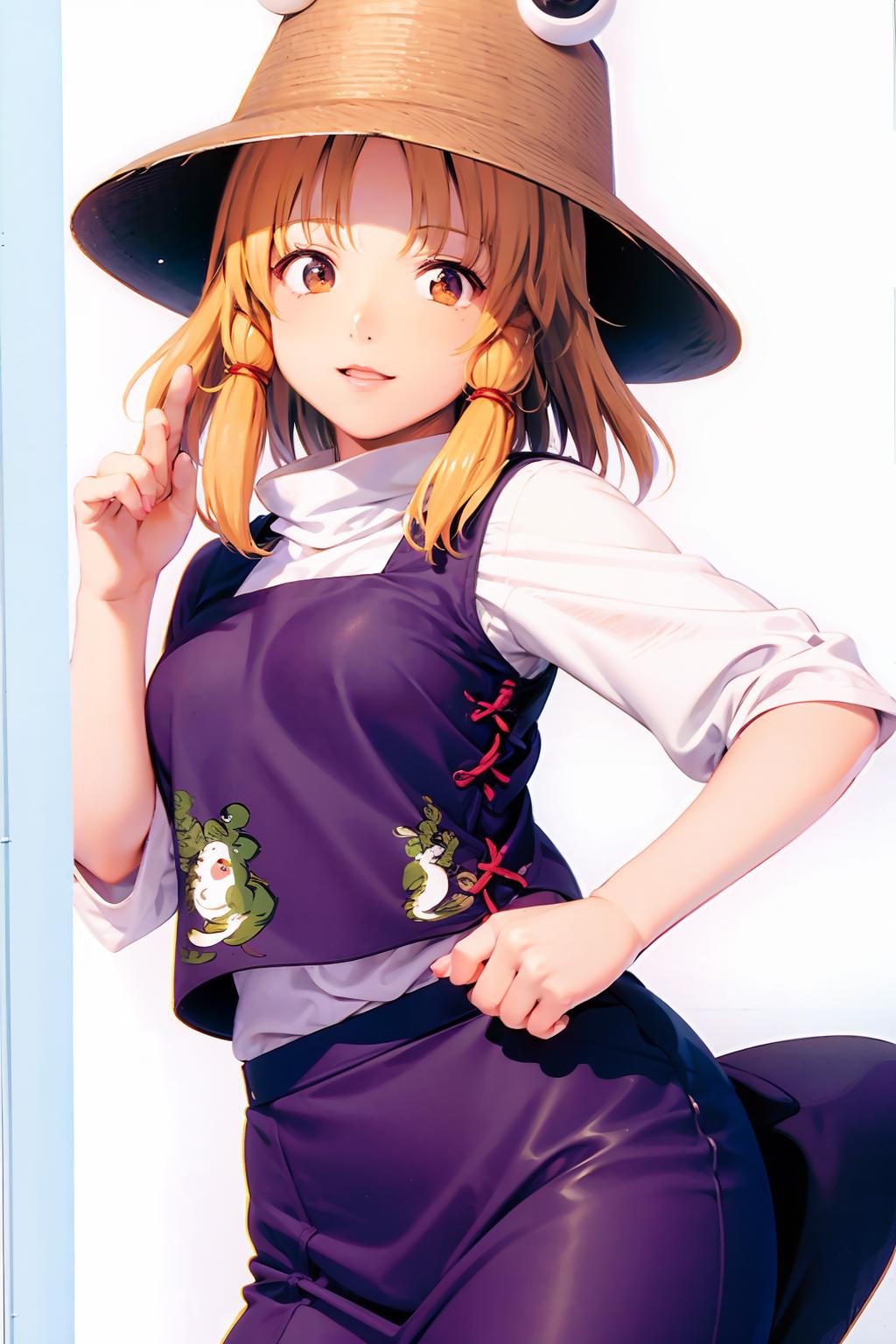 moriya suwako (touhou) 洩矢诹访子 东方project image by kozue