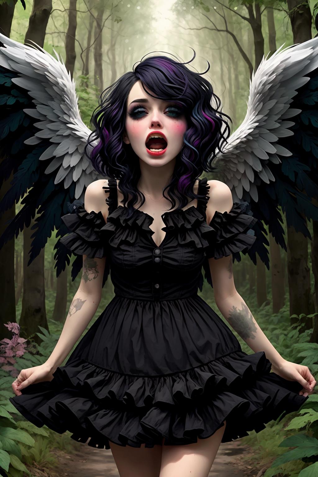 GothPunk Angels (anime trained) image by BunnyViking