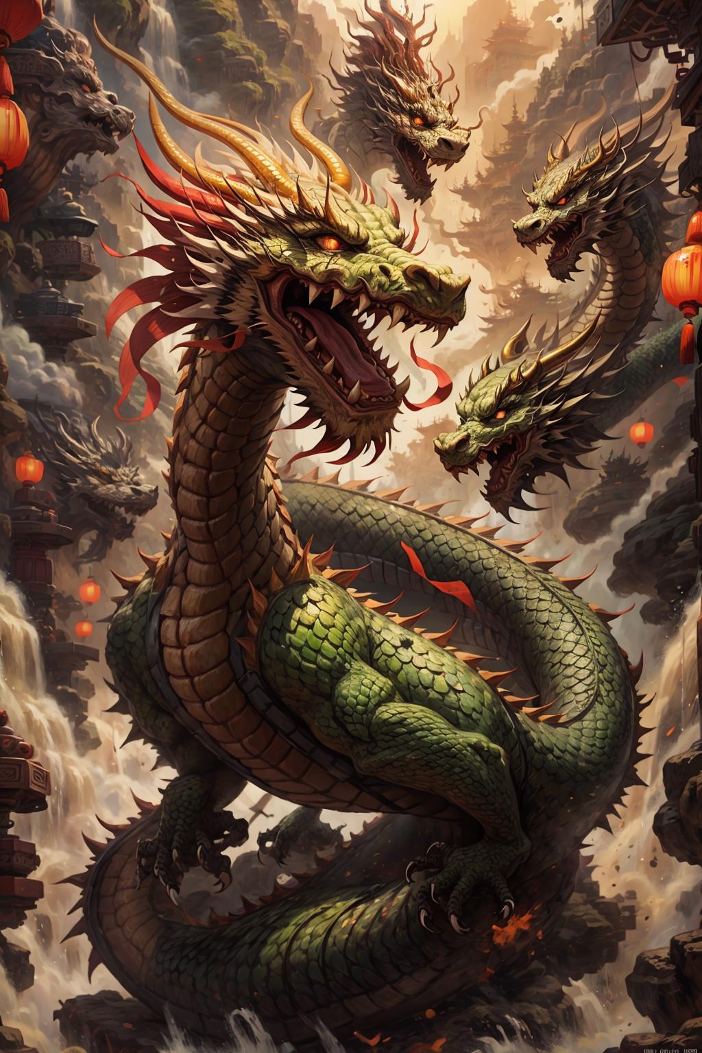 Chinese Dragon（中国龙）LoRa image by axebro