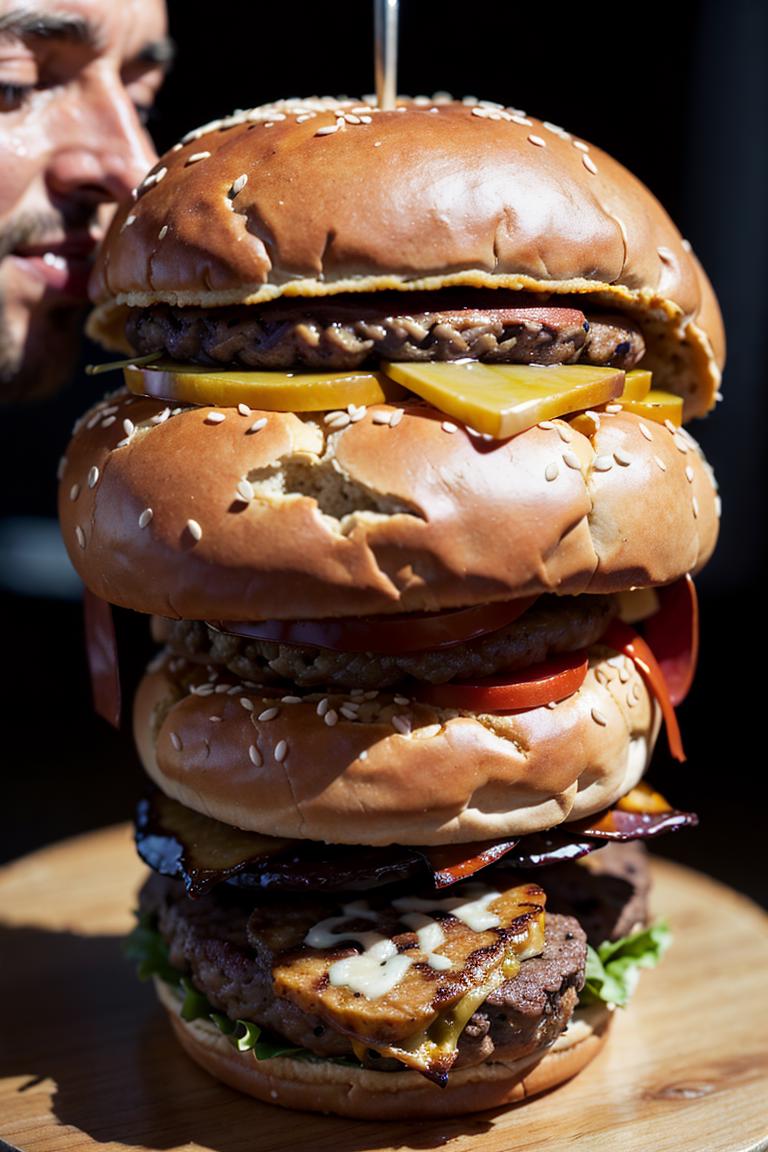 Burger photo food（汉堡照片）LoRa image
